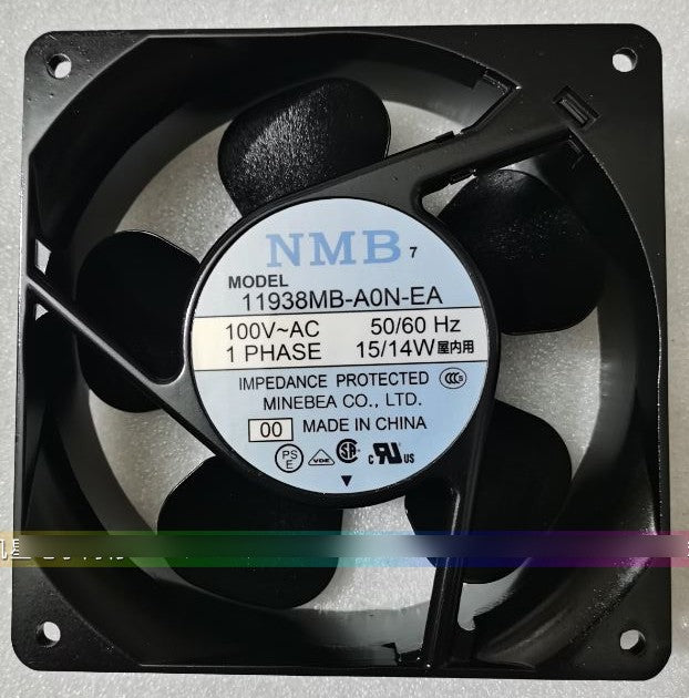 NMB 11938MB-A0N-EA 100V 0.27A 15W Cooling Fan - Original New NMB 11938MB-A0N-EA 100V 0.27A 15W Cooling Fan - Original New